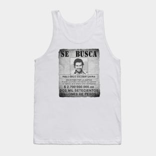 Narcos - Wanted: Pablo Escobar Tank Top